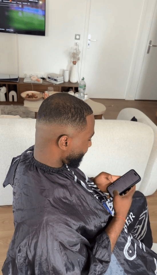Dégradé court sur cheveux ras